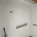 Habillement mural et vasque unistone Calacatta Vicente 3